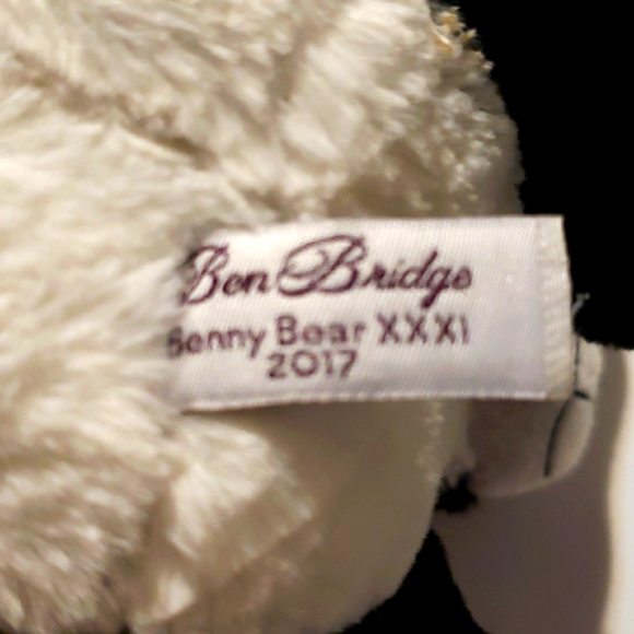 Ben Bridge BearSoft Plush w/Purple Scarf 10” Stuffed Animal Teddy Bear - Picture 8 of 10